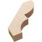 Ekena Millwork 3-inch W x 18-inch D x 18-inch H Ridgewood Rough Cedar Woodgrain TimberThane Knee Brace, Primed BRCUR03X18X18RIDRCPR - alternate 6